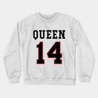 14th Birthday Gift Slab Queen 14 Crewneck Sweatshirt